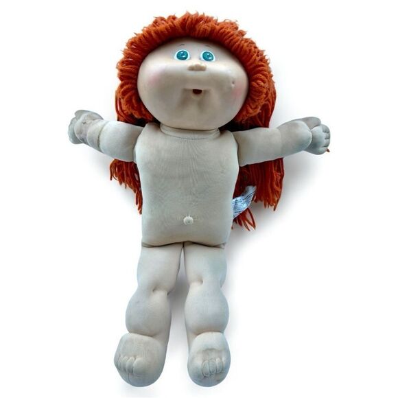 Cabbage Patch Kid 1978/1982 Red Yarn Hair Green Eyes Coleco Doll – No Clothes - Picture 3 of 17